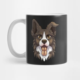Brown/Lilac Border Collie Mug